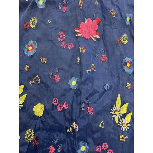 NWT Anthropologie Plenty by Tracy Reese Burnell Embroidered Skirt M - Picture 8 of 9